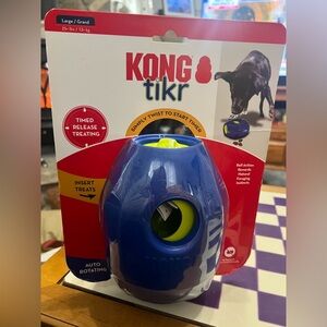 KONG Tikr Blue Interactive Toy Large NWT